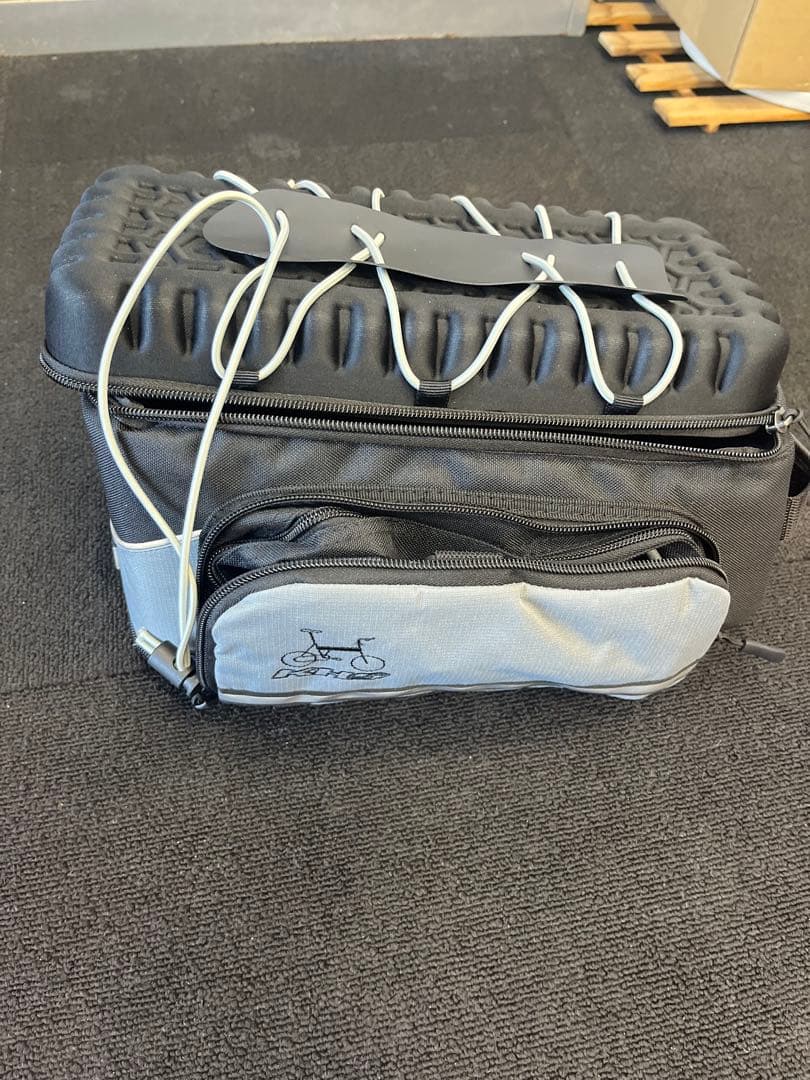 KHS 車体装着バッグ グレー/ブラック