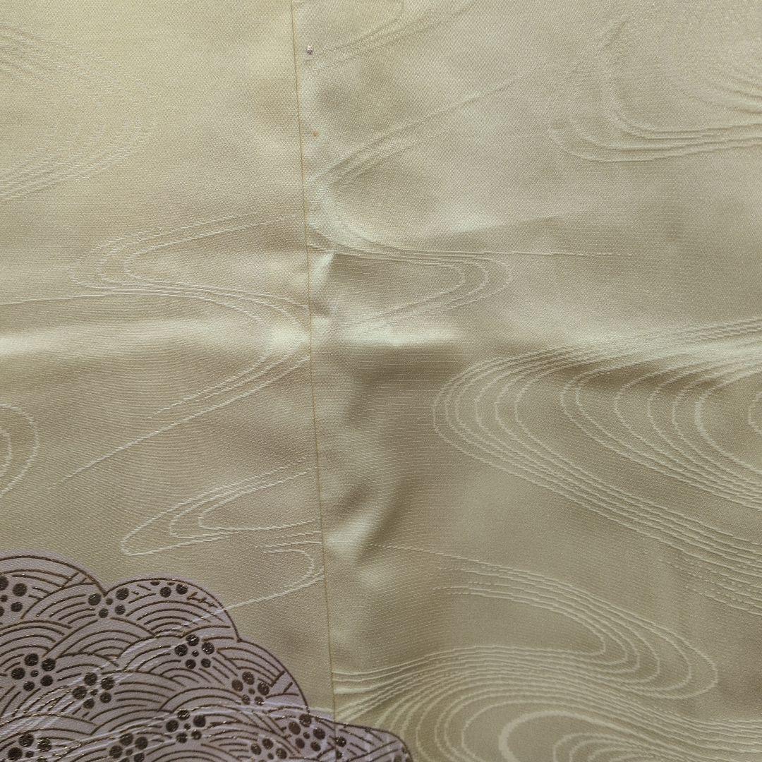 #SWG01.七五三女子７歳振袖飾帯小物付金駒刺繍御所車束ね熨斗吉祥花文金彩逸品