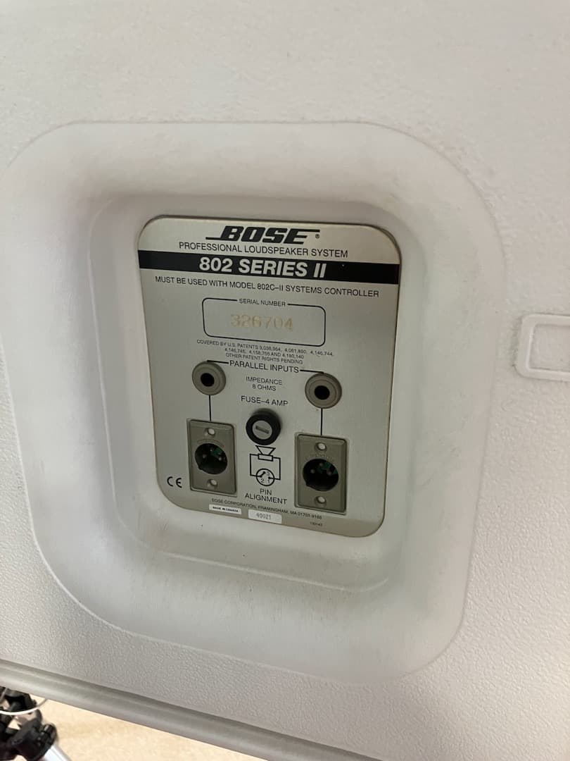 スピーカー BOSE 802 SERIES Ⅱ ホワイト ペア