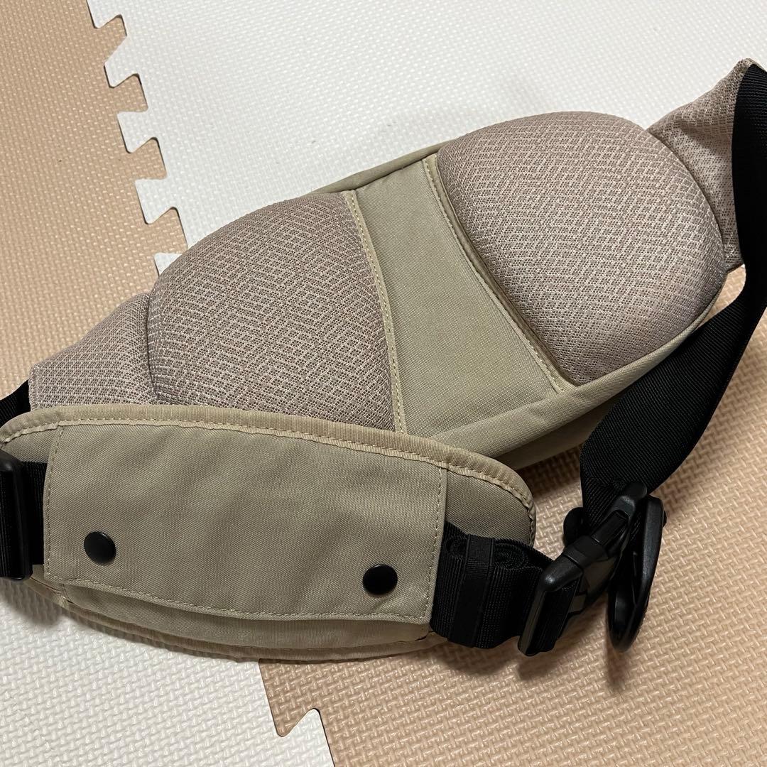 Hugoo/ハグー/ヒップシート/ベージュ/レビュー特典カラビナ付き