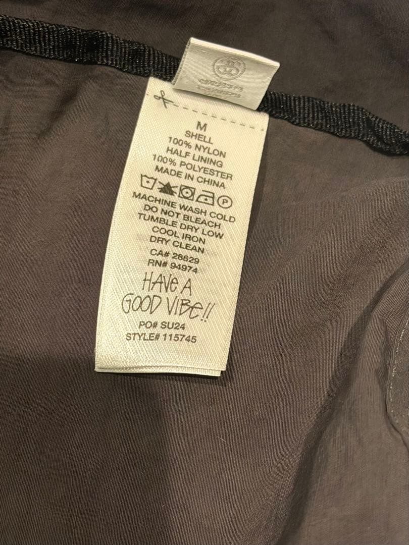 Stussy BEACH SHELL WAVE DYE シェルジャケットM