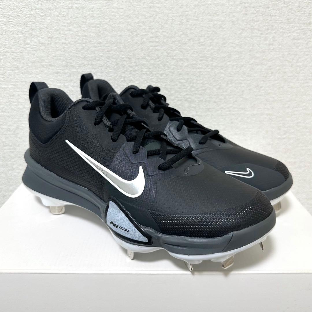 ナイキ フォース トラウト プロ 金具 28 野球 スパイク 靴 シューズ 黒