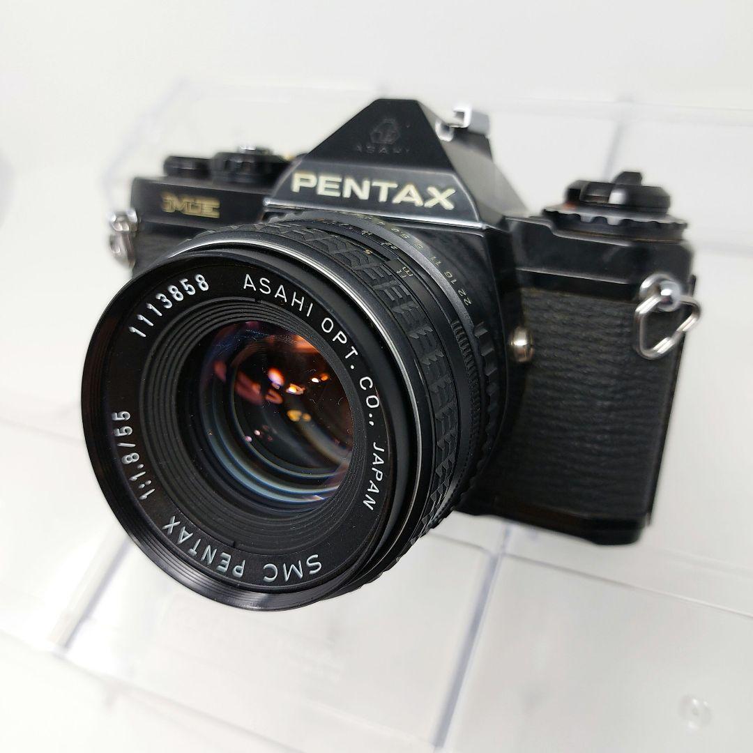 【完動品】美品 PENTAX ME ブラックボディ レンズ PLフィルター付
