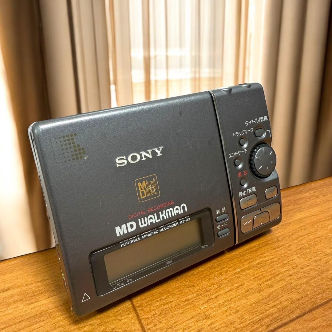 B ☆再生OK ソニー MZ-R3 MDウォークマン ポータブルMDプレーヤー