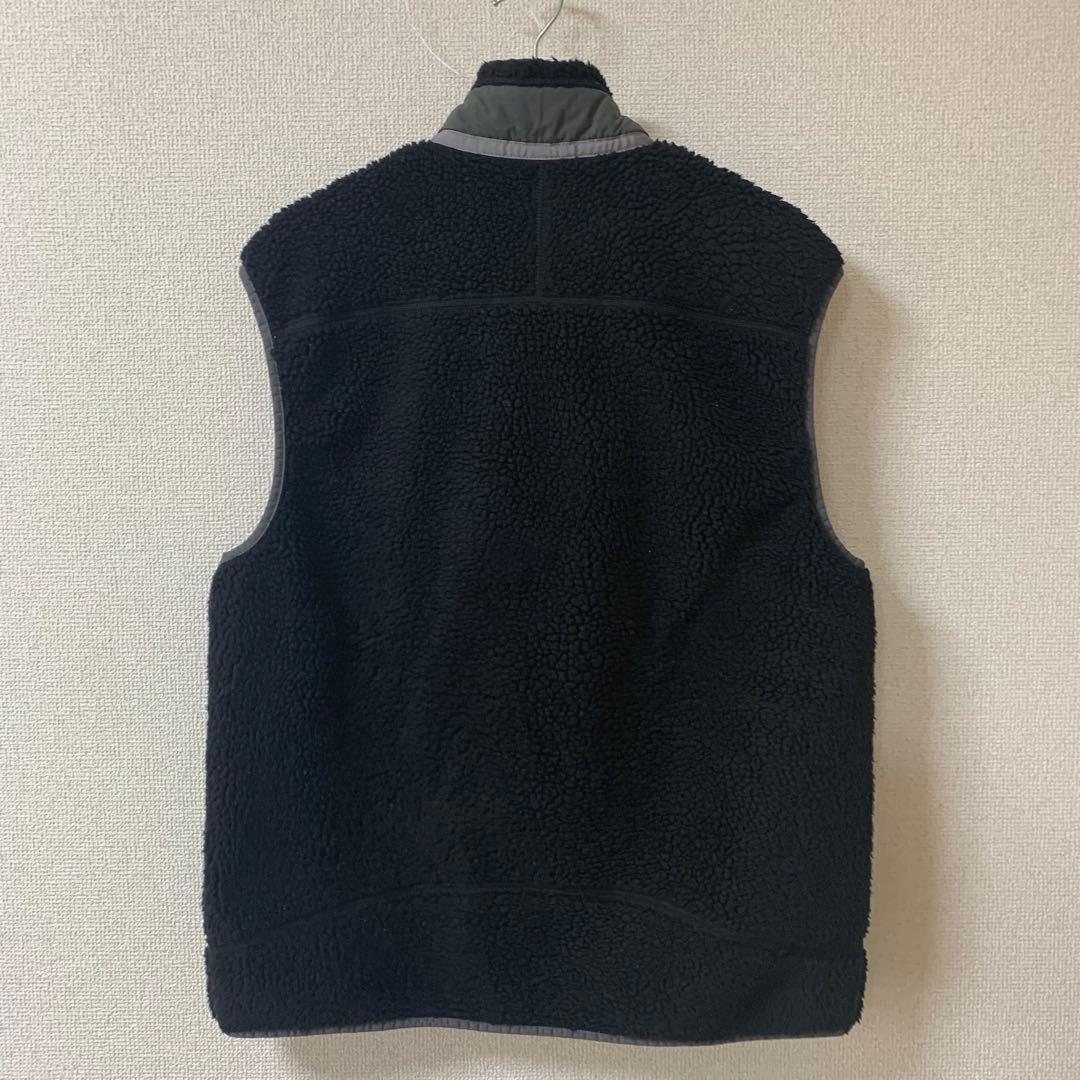 【超希少】Patagonia パタゴニア　ベスト　フリース　レトロX 黒　L
