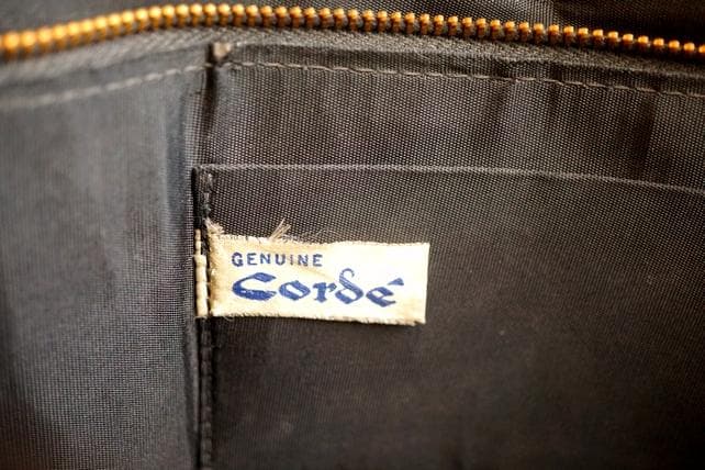 USA 1940's SILK CORD BAG SHELL アンティークバッグ