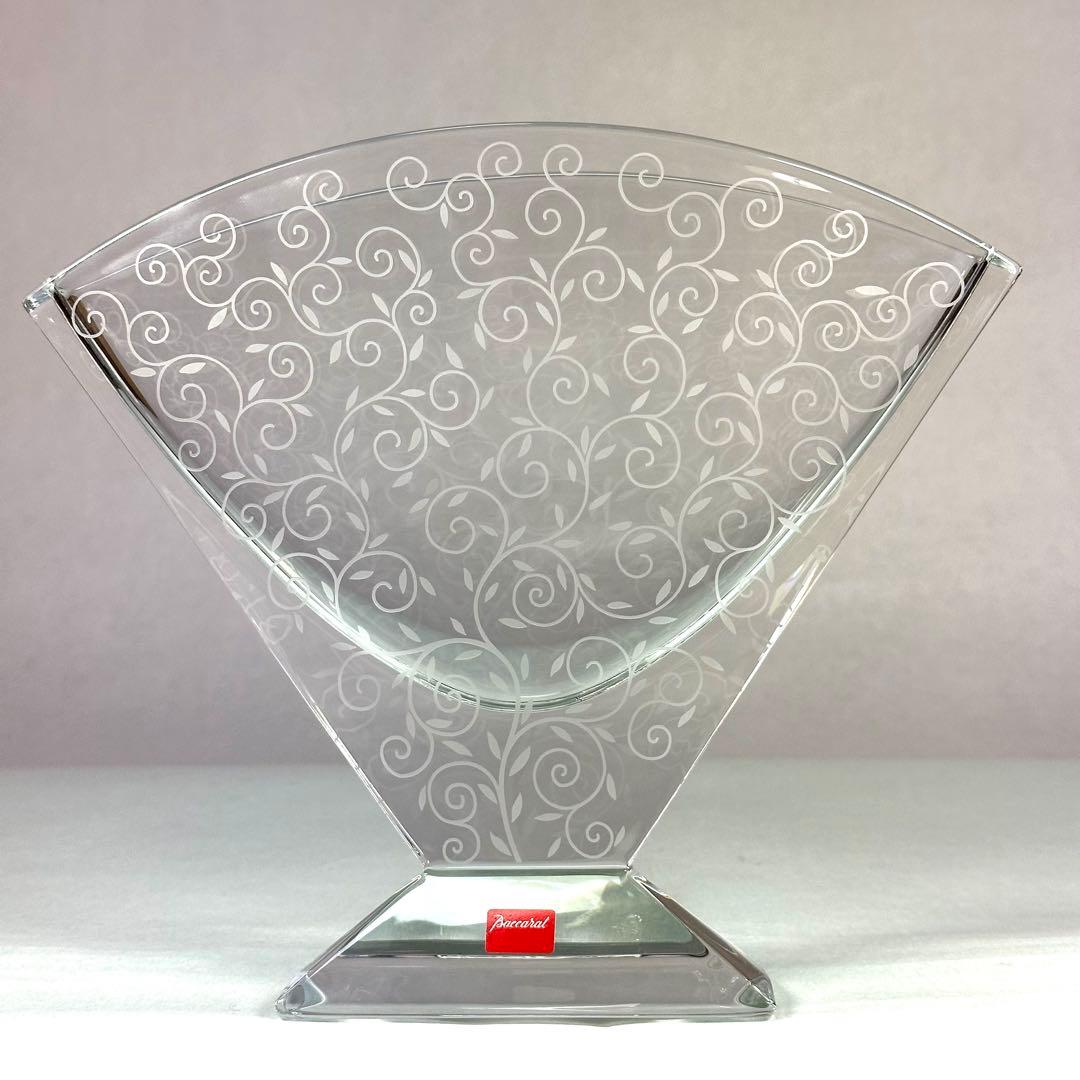 バカラ ランデブー フラワーベース エッチング ツタ模様 H21cm 新品未使用