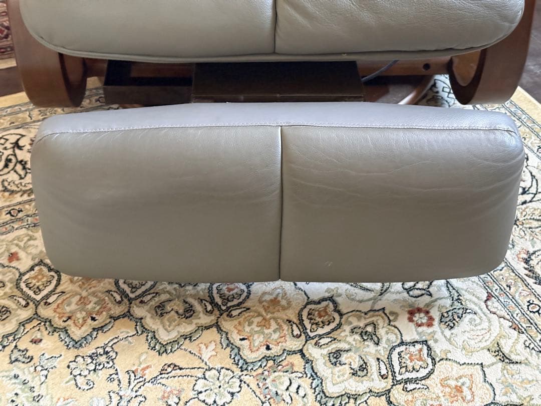 FUJI FUNITURE フジファニチア　パーソナルソファ　本革レザー　YZ