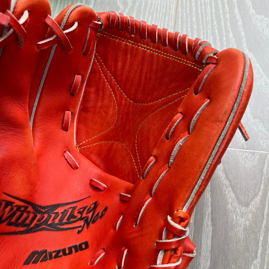 【大幅値下げ】ミズノ 軟式グローブ オレンジ　Winpulse Neo
