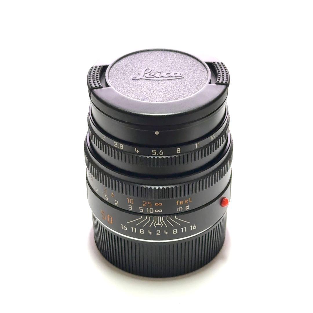 【美品】ライカ｜ズミクロン50mm F2（4th）フード組込《ブラッククローム》