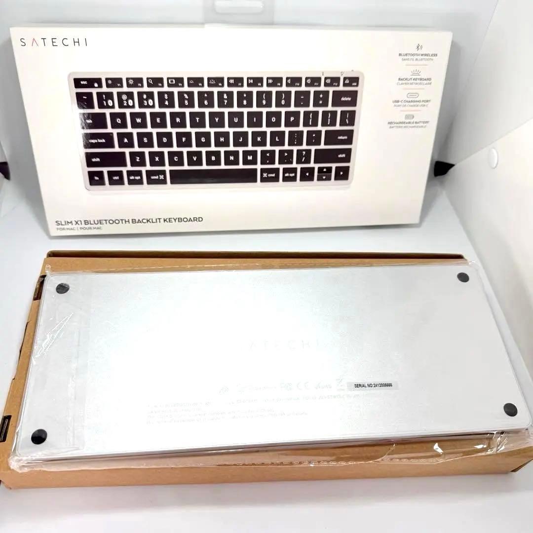 SATECHI SLIM X1 Bluetooth キーボード シルバー