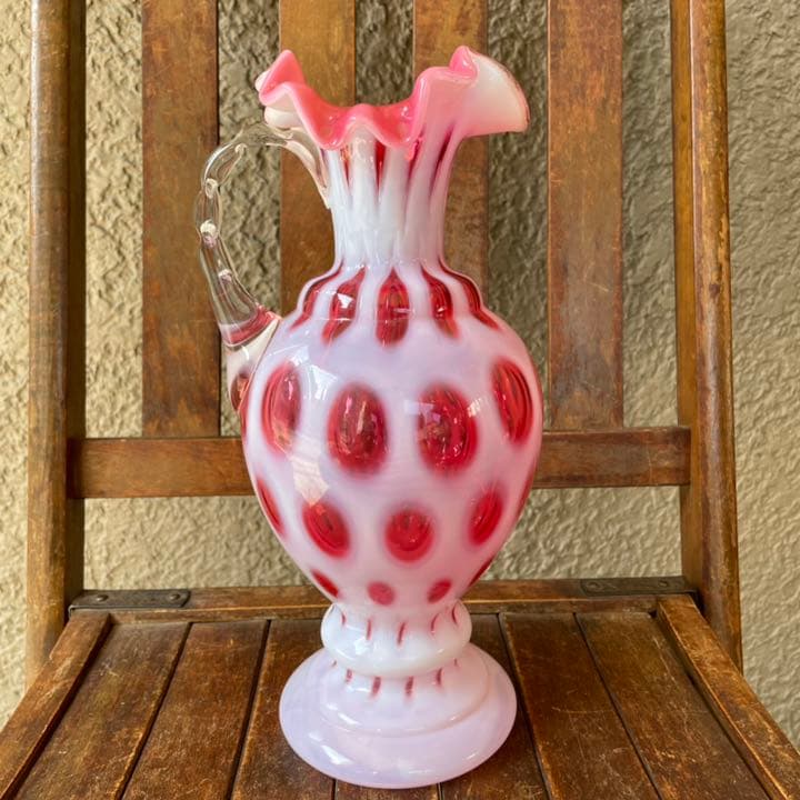 超BIG希少品！アメリカアンティークオールドフェントン40s～50sFenton