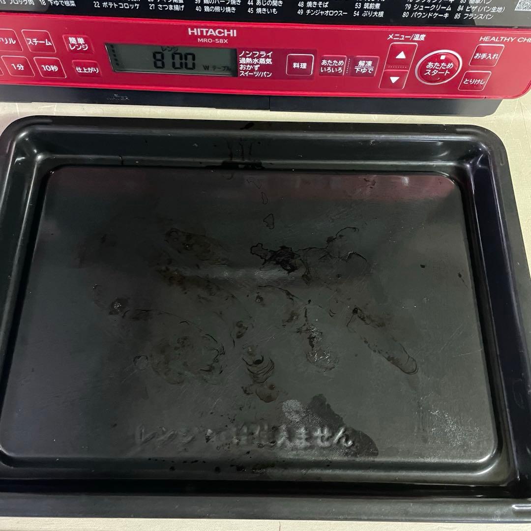 超美品‼️ヘルシーシェフ◉31リットル　電子レンジ　オーブンレンジ　赤s8x