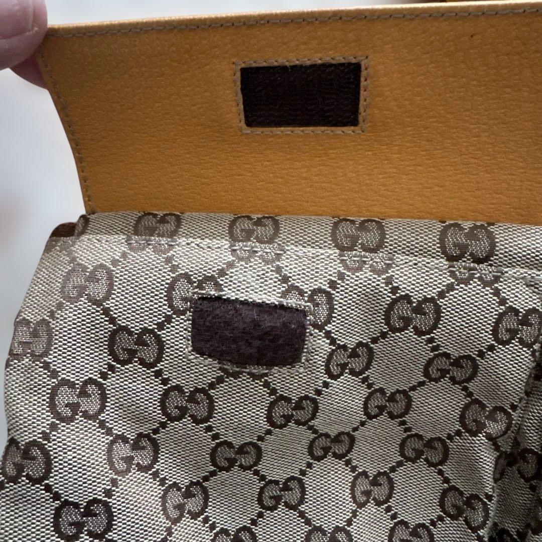 Minni【週末限定値下げ】極美品　GUCCI　GG柄　ウエストバッグ