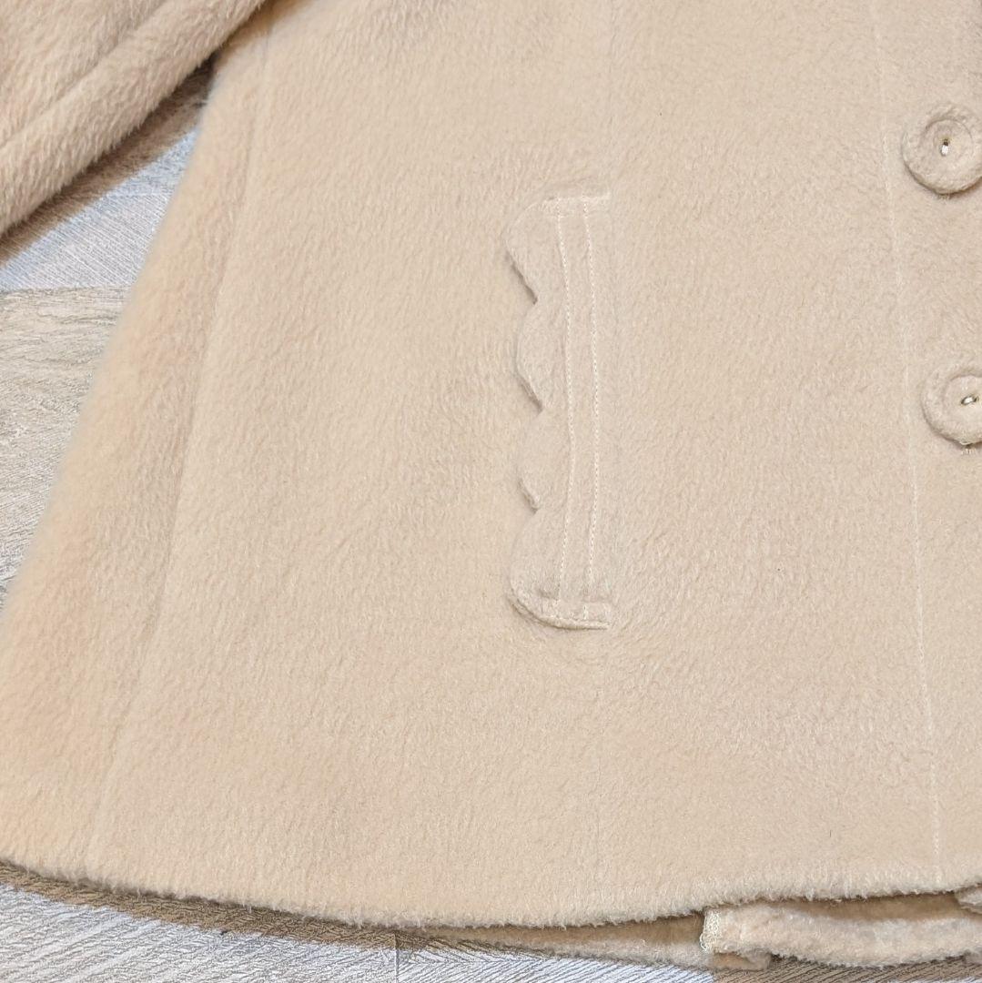 ★冬物最終セール★LIZ LISA 裏地ローズ柄 リボン Aラインコート