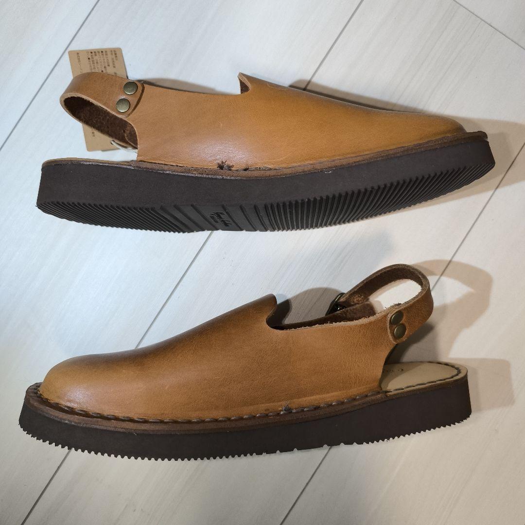 Organic Handloom サボ クロッグ レザーサンダル 23.0cm