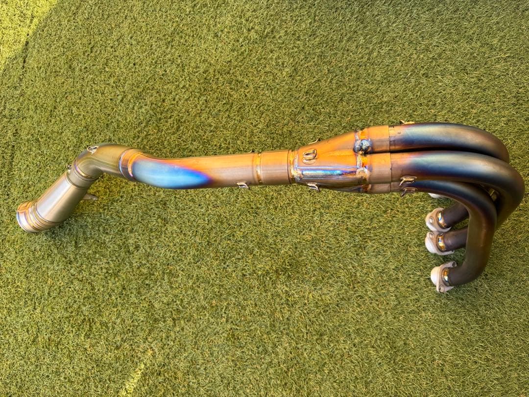 Z900RS アサヒナレーシング フルチタンEX GPメガフォン　別注エンブレム