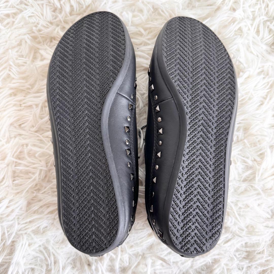 【新品】アディダス オリジナルス スタッズ レザー フラットシューズ 40周年