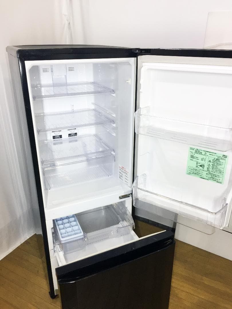 送料無料◆三菱 146L ラウンドカット ２ドア冷蔵庫【♦MR-P15T】