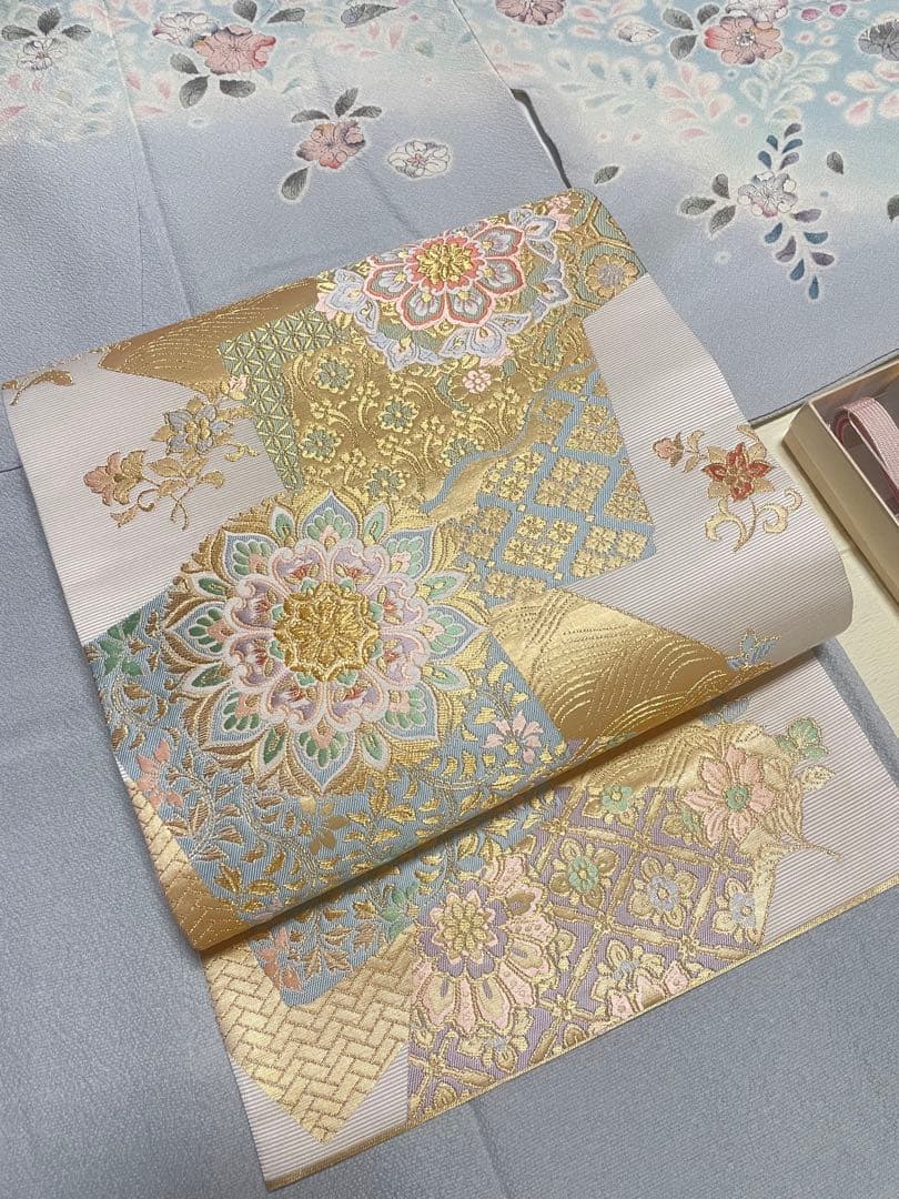 訪問着フルセット　辻ヶ花　作家　落款　正絹　絞り　上品　入学式　結婚式