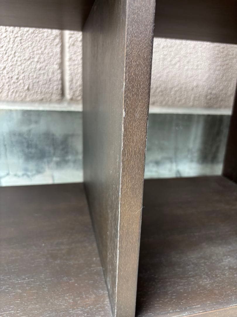無印良品　廃盤　ダークブラウン本棚