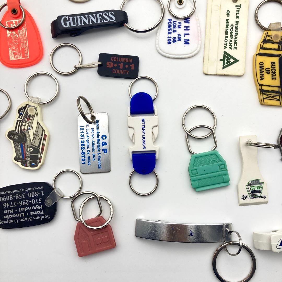 【Ia】77個　アメリカ　アドバタイジング　広告　キーホルダー　LMM77