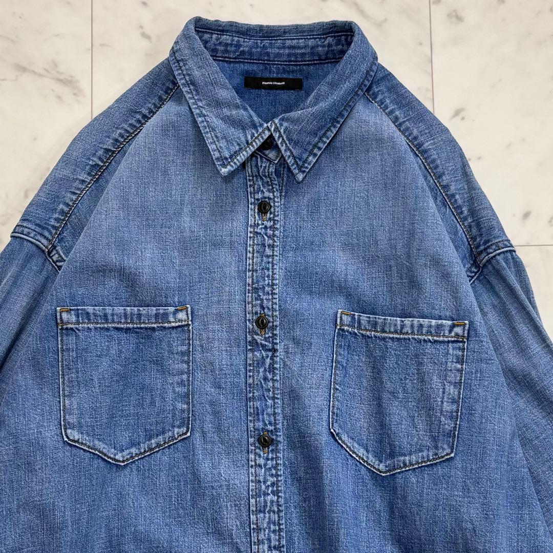 美品✨ジャーナルスタンダード　ライトオンスデニムシャツ　ゆったり　2025AW