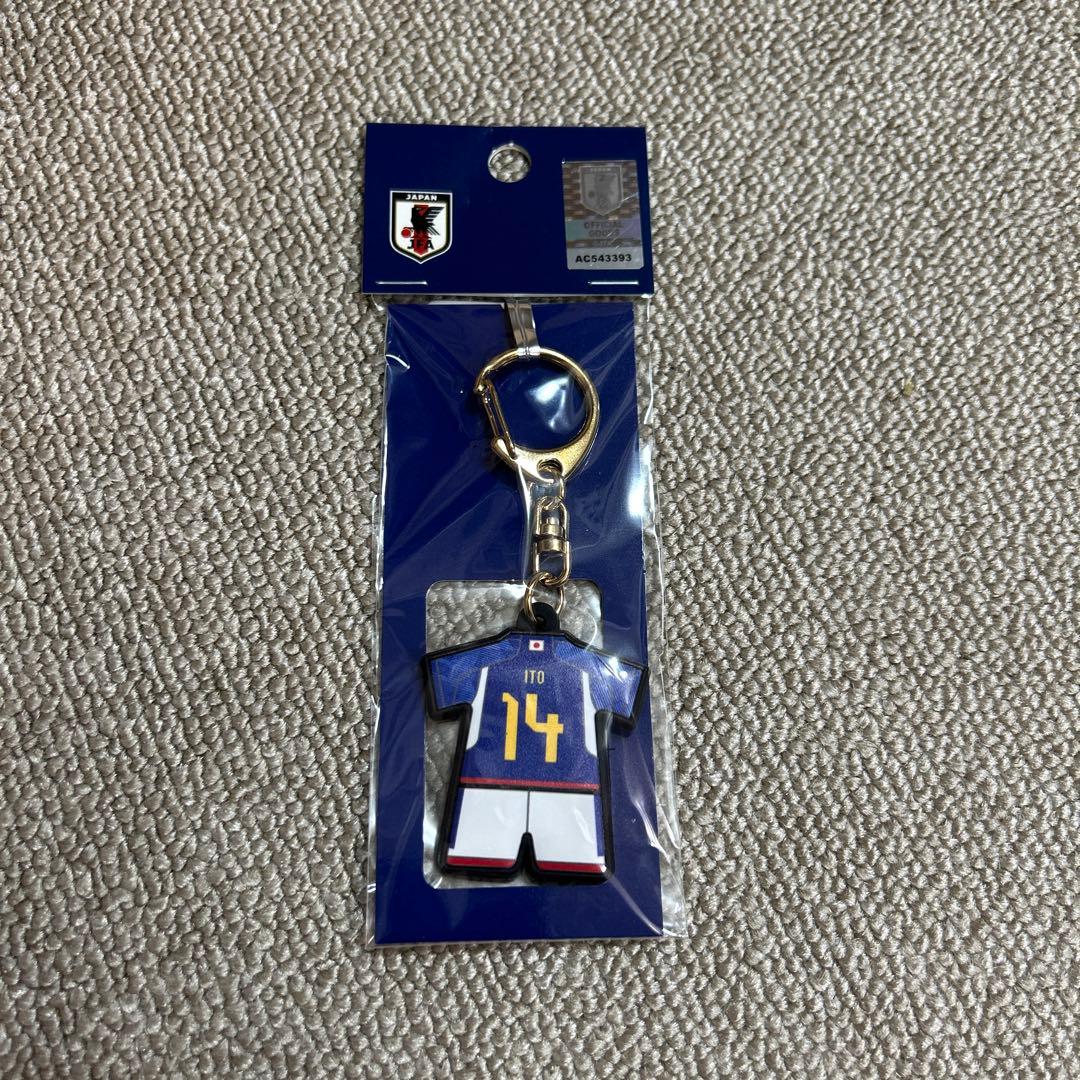 伊東純也選手 スタッドランス 直筆サイン ユニフォーム キーホルダー付★