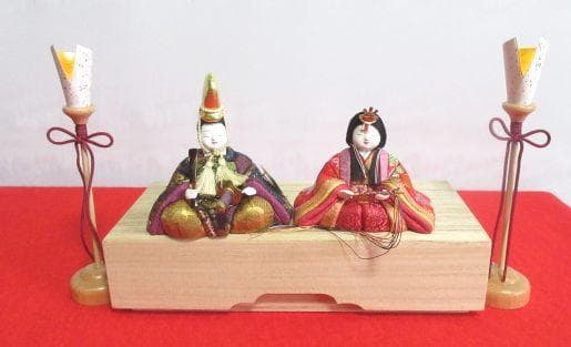 格安　東京都指定伝統工芸士 柿沼東光　木目込み人形　　親王飾り