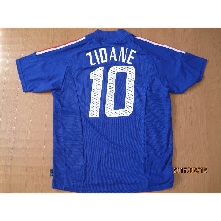 元フランス代表 ジネディーヌ・ジダン選手 ホームユニフォーム