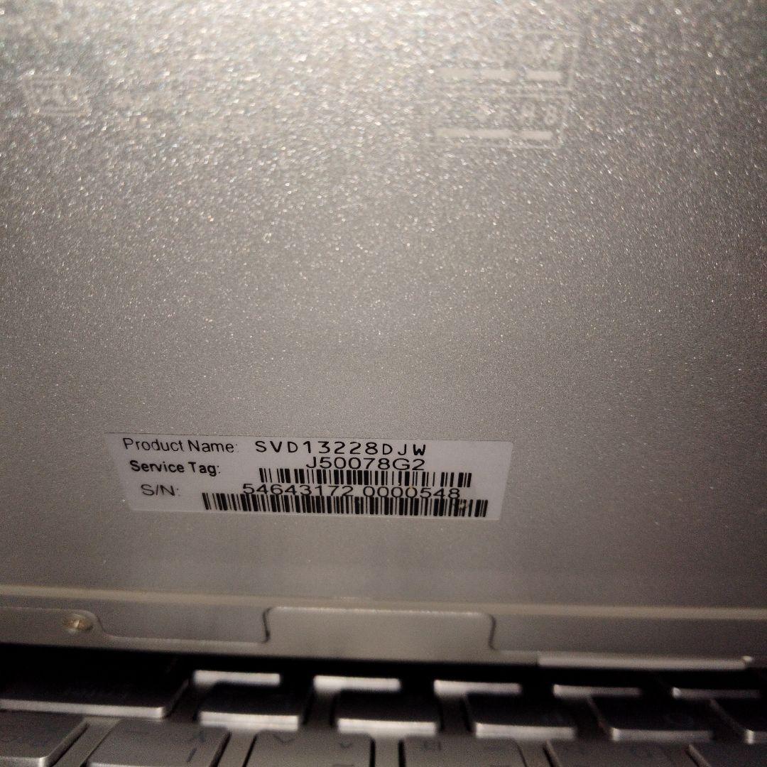 SONY SVD13228DJW ソニータブレットPC Win10タッチパネル