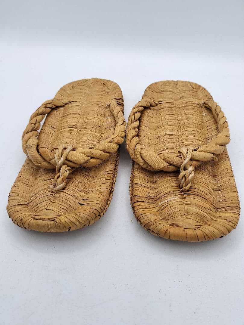 c651　露地草履 5客セット 紙箱 茶道具 古物 懐石 茶事