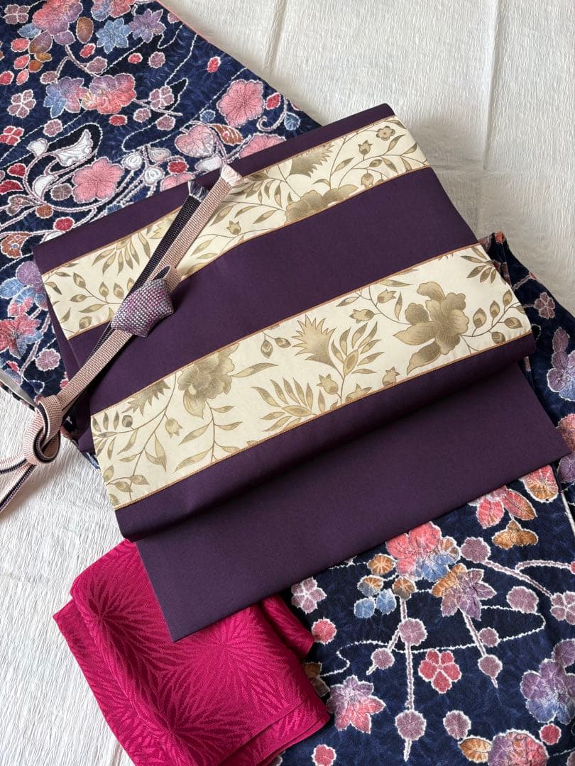 ❤️華やか大人女子　正絹小紋辻ヶ花柄　トールサイズ　新品畳紙付き