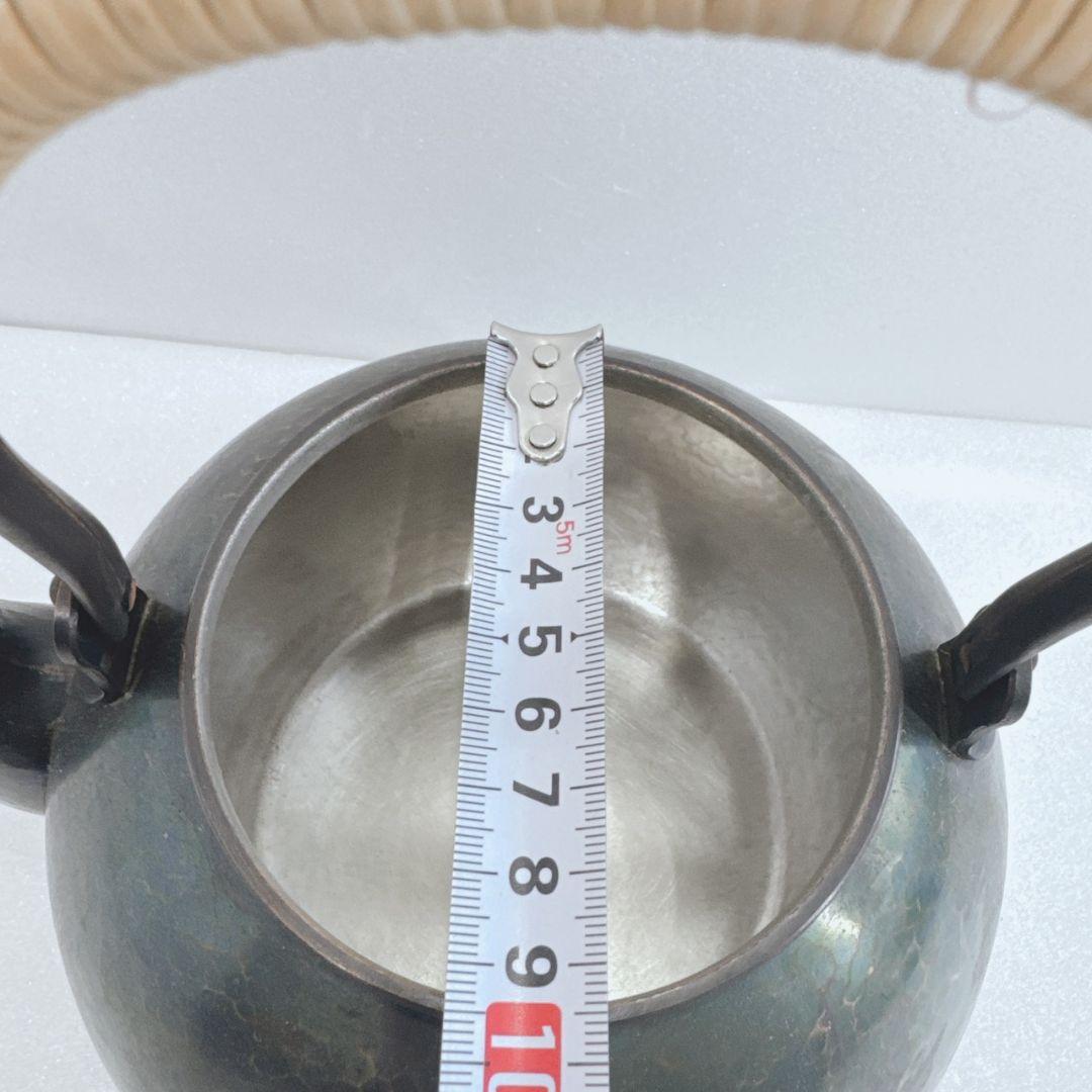 m*u様 玉川堂 鎚起銅器 茶こぼし 建水 セット 昭和レトロ 急須 茶瓶 湯沸