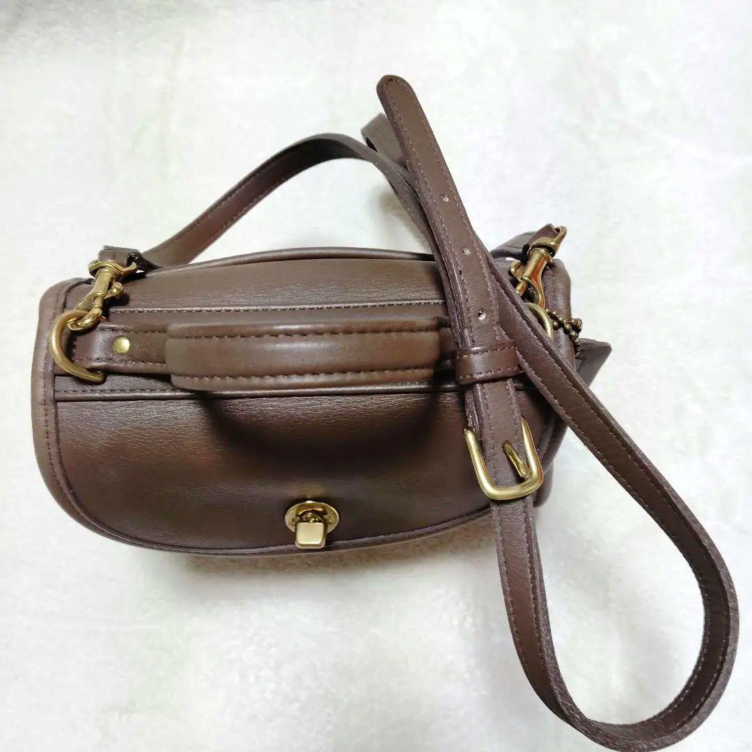 オールドコーチ　ショルダーバッグ　2way　ターンロック　USA製　希少カラー