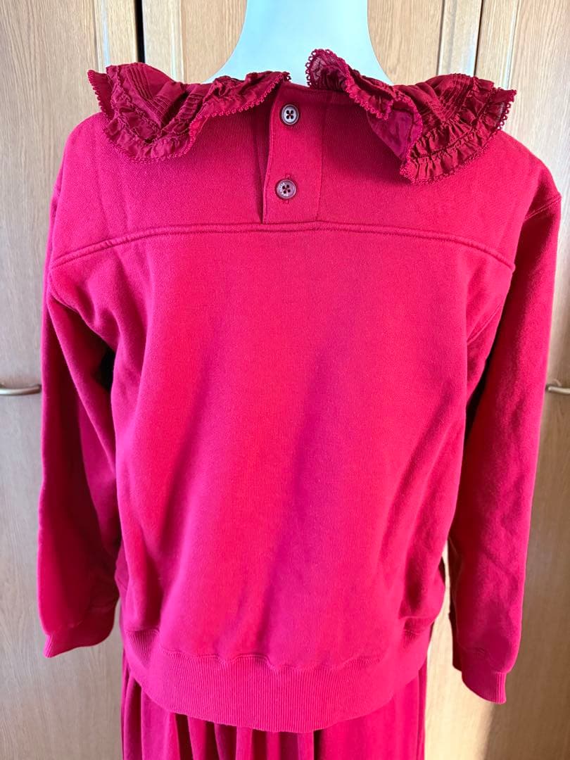 ♡ピンクハウス♡ピコフリル襟付き　トレーナー