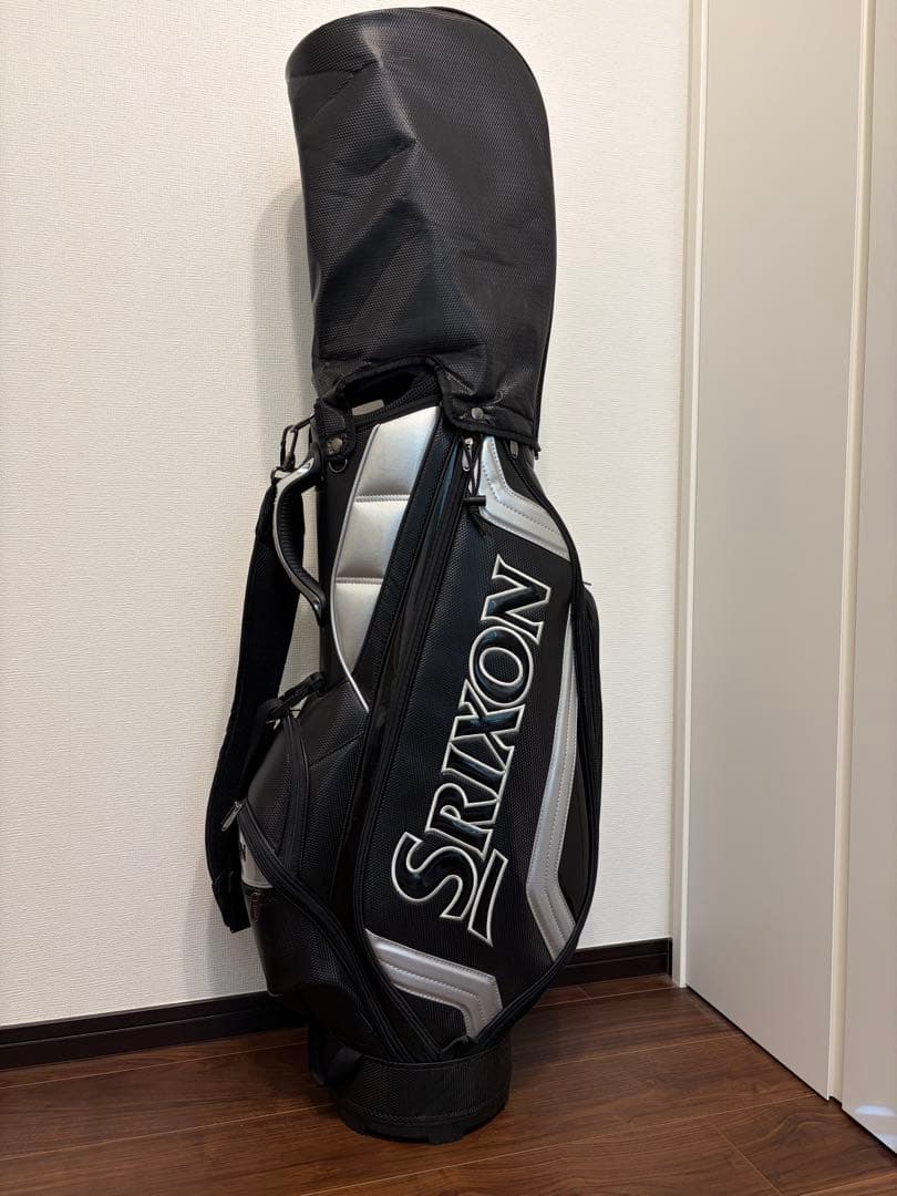 Srixon キャディバッグ ブラック/シルバー