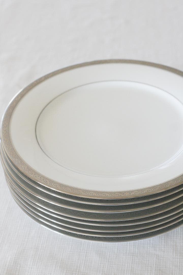 ８枚セット　ノリタケ　Noritake　大皿 プレート　　プラチナライン