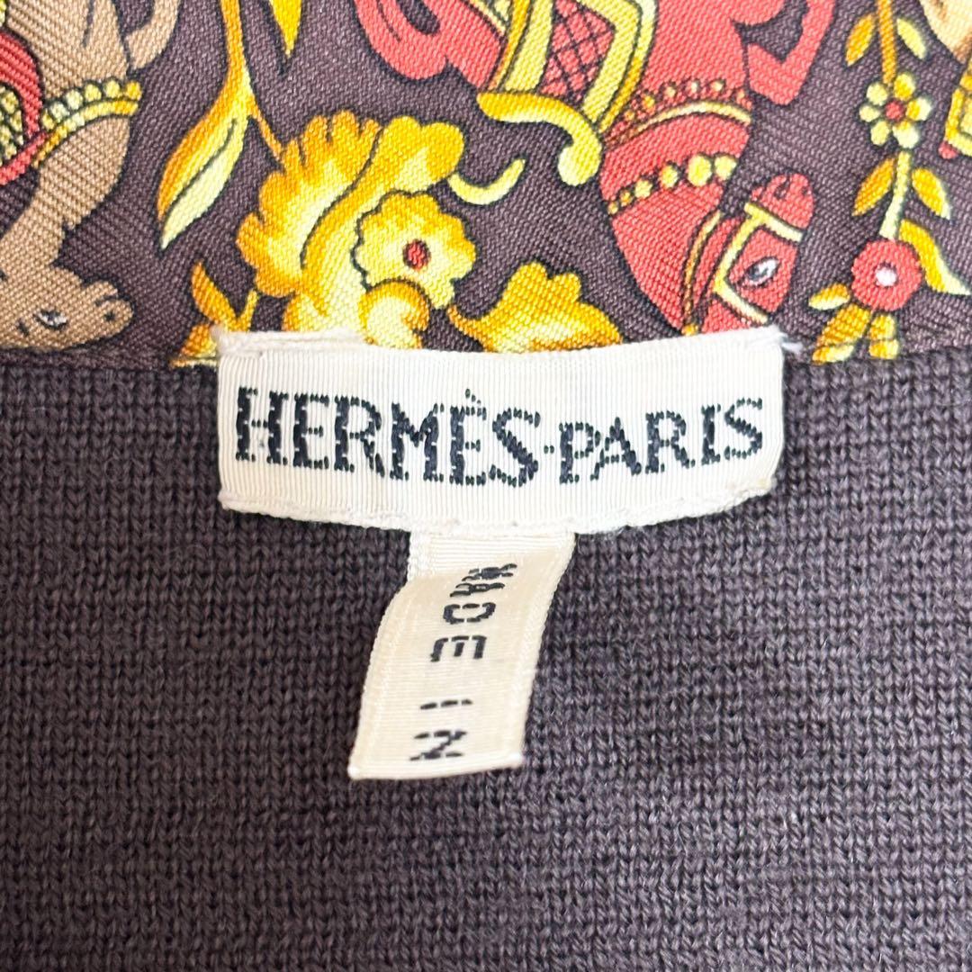 HERMES シルク100 マルジェラ期　CHASSEEN INDE トップス