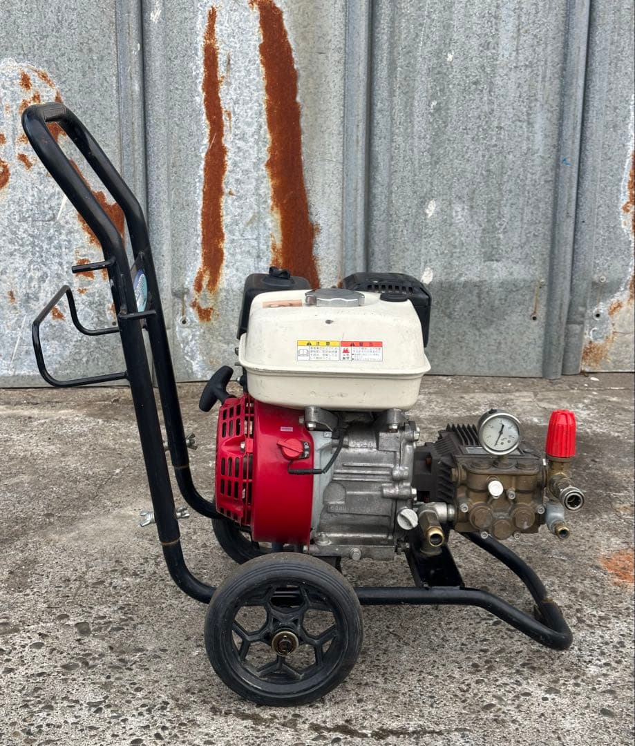 3. スーパー工業 エンジン式高圧洗浄機 SEC-1310 本体 & 給水ホース