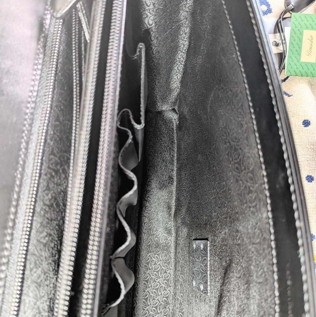 Pineider ピナイダー レザー ビジネスバッグ　黒