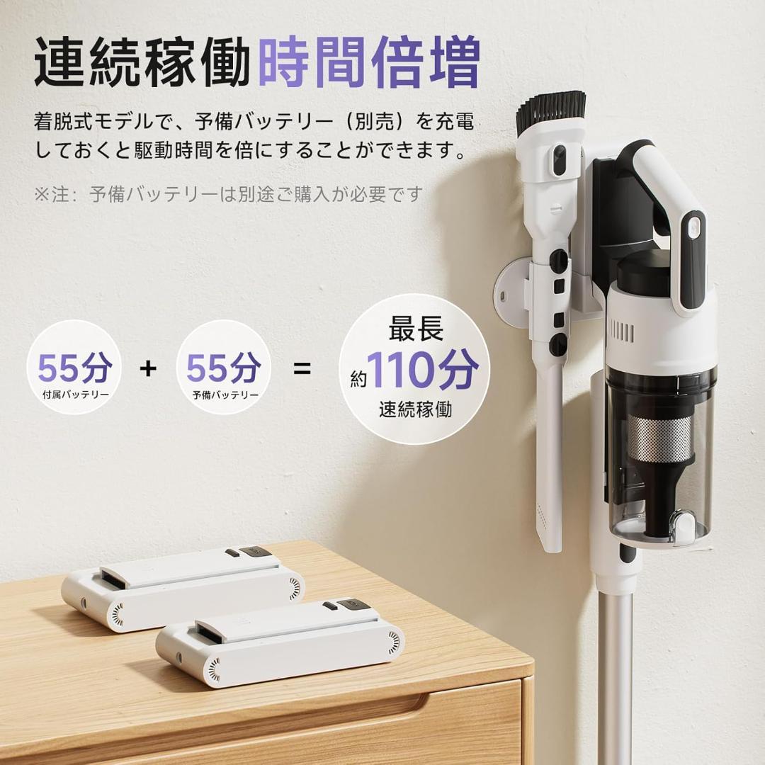 ❤️掃除機❤️コードレス 自立式 軽量 スティック クリーナー ハンディ サイクロン