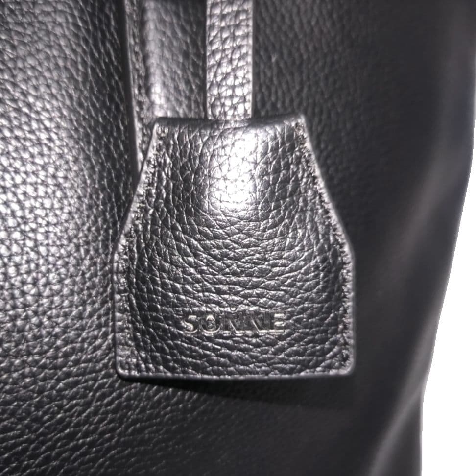 ✨未使用級✨SONNE ゾンネ　2way ビジネスバッグ　本革　ブラック　A4