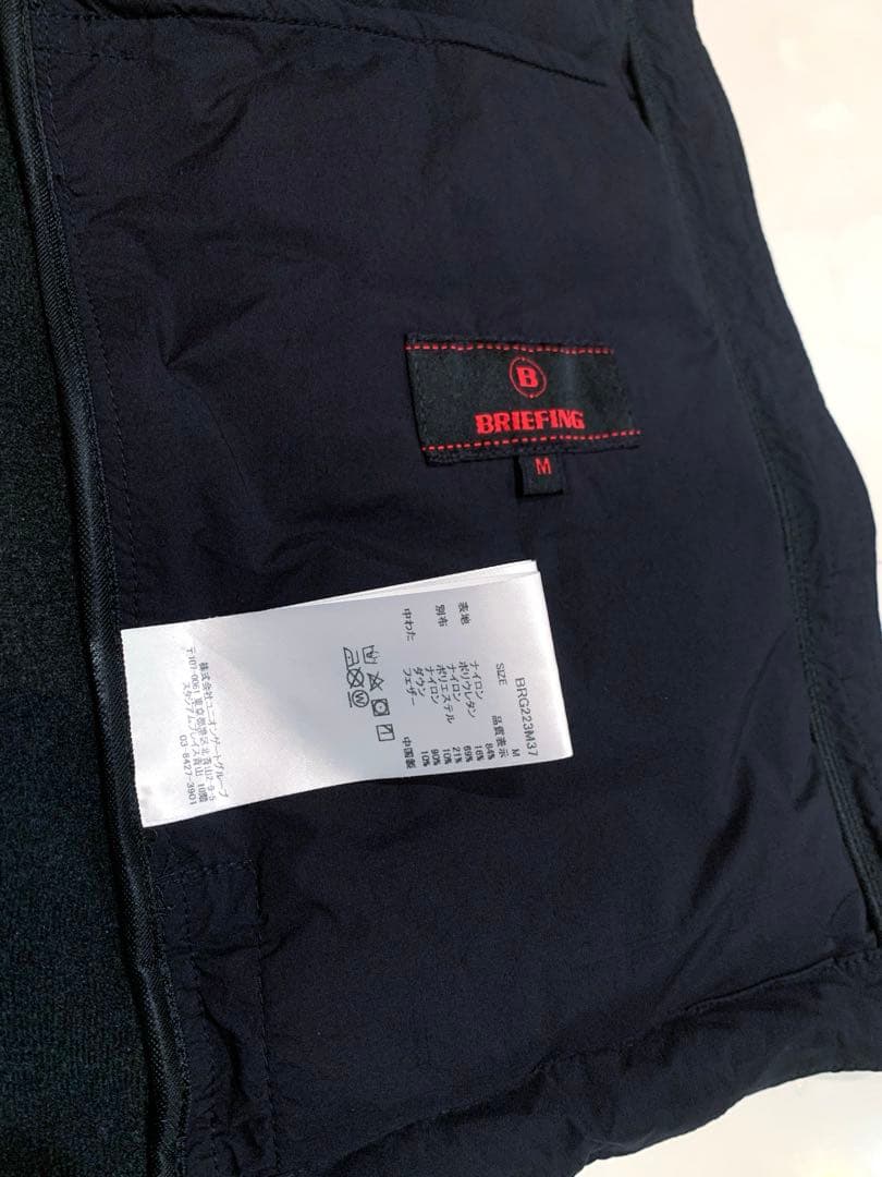 良品　ブリーフィング　briefing ダウンベスト　M