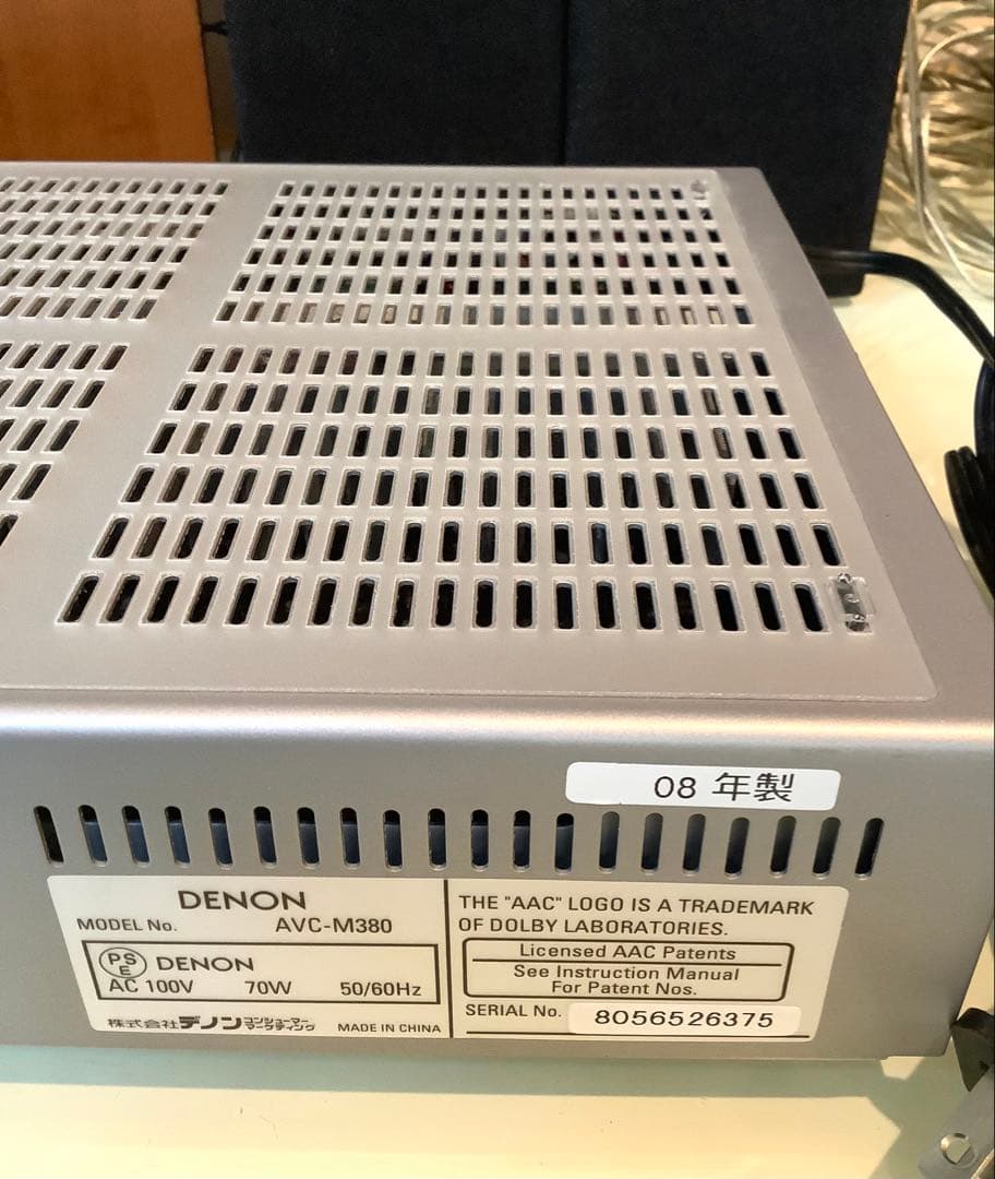 DENON / AVC-M380 ホームシアターシステム アンプ & スピーカー