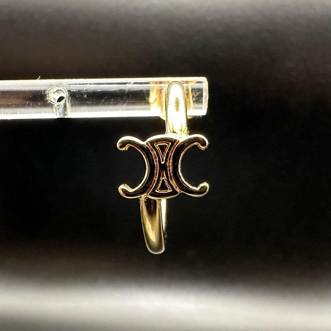 未使用級✨　セリーヌ　ピアス　アシメントリック　ゴールド　1123