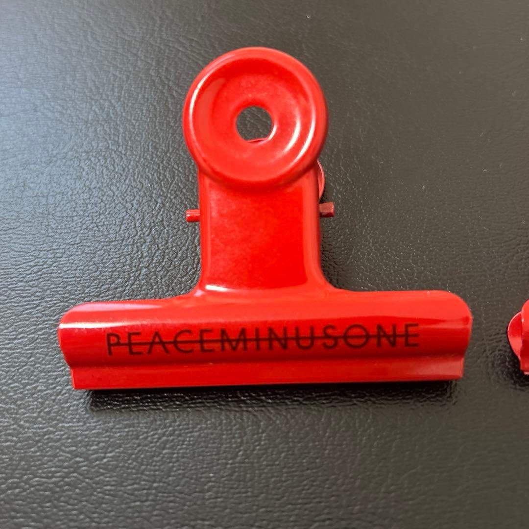PEACEMINUSONE peaceminusone 赤クリップ