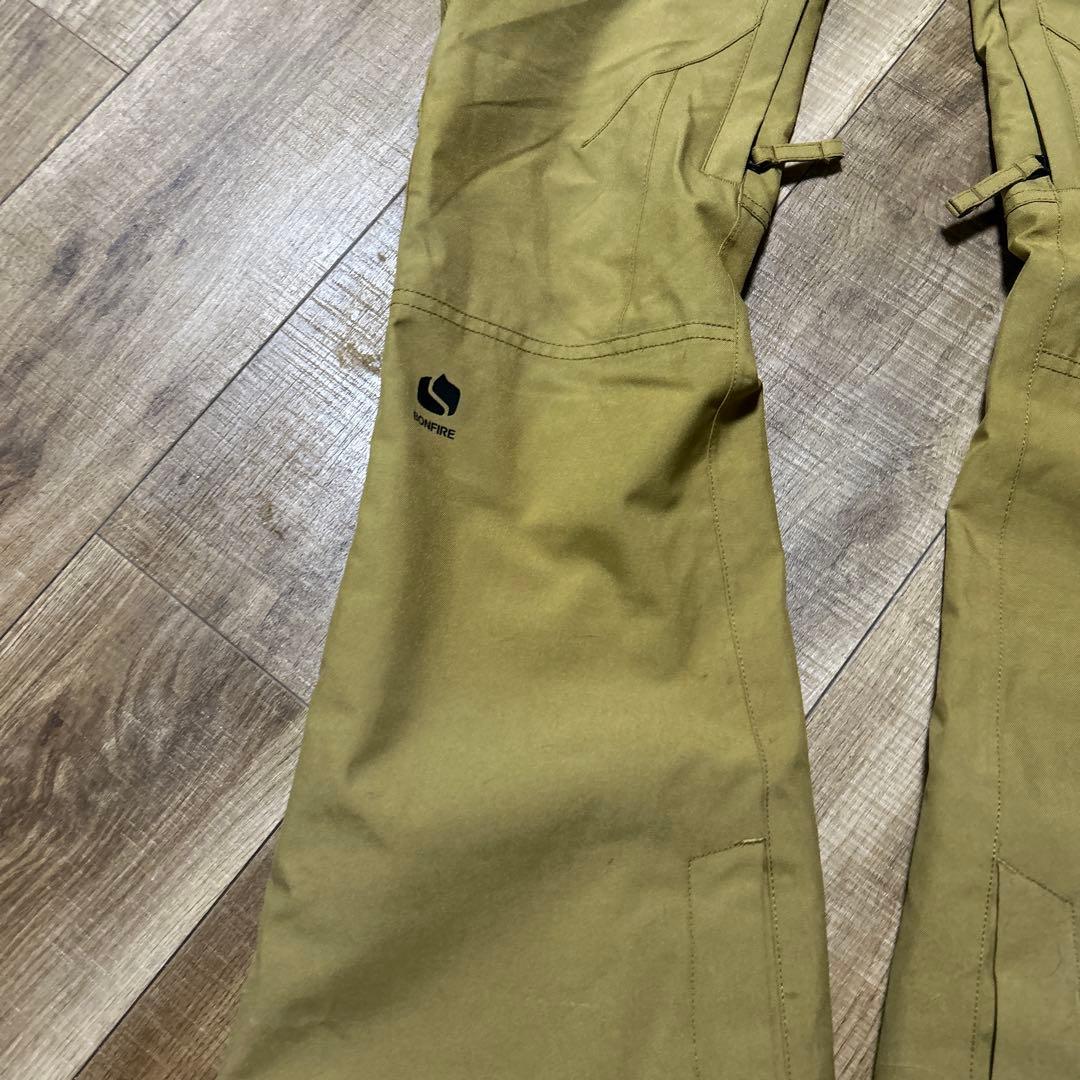 BONFIRE スキー、スノーボードウェア ブラック カーキ