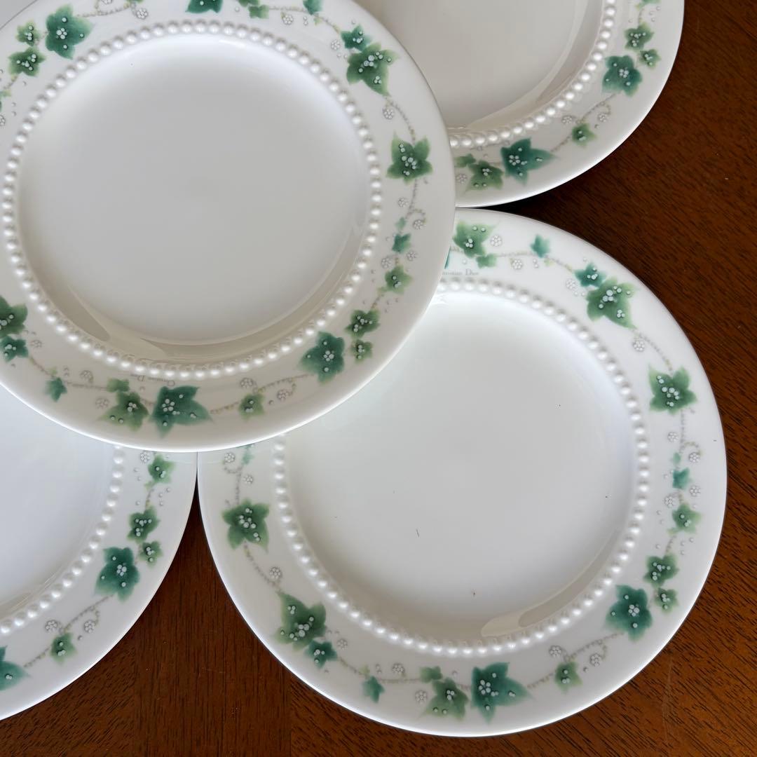 【美品】クリスチャンディオール★アイビー★ケーキ皿　5枚