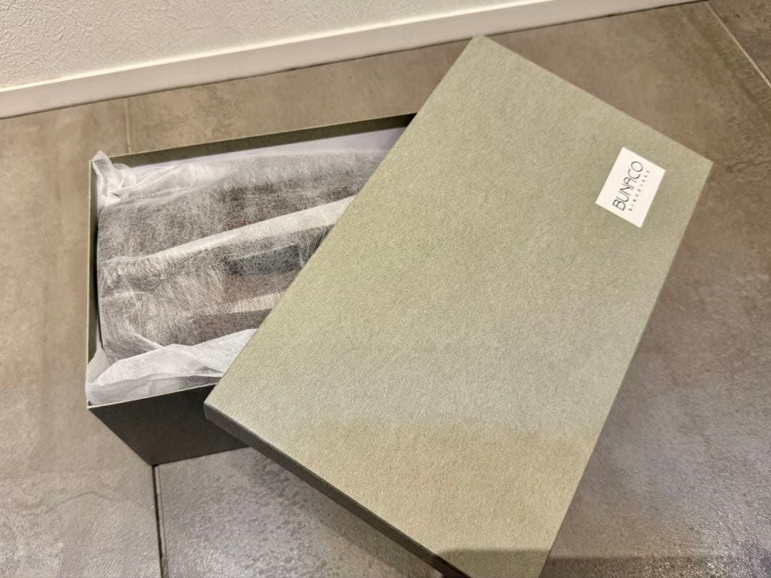 新品未使用　BUNACO ティッシュボックスケース SWING ダークブラウン色